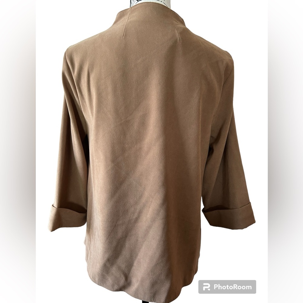 JM Collection Beige Jacket - Picture 5 of 7